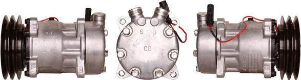 Elstock 51-0283 - Компресор, кондиціонер autozip.com.ua
