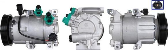 Elstock 51-1246 - Компресор, кондиціонер autozip.com.ua