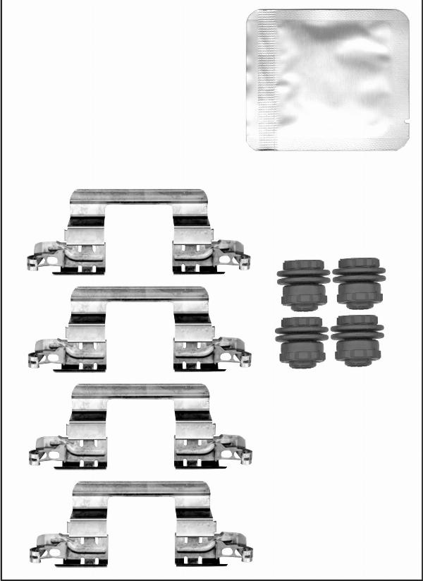 Elta Automotive EA9403 - Комплектуючі, колодки дискового гальма autozip.com.ua