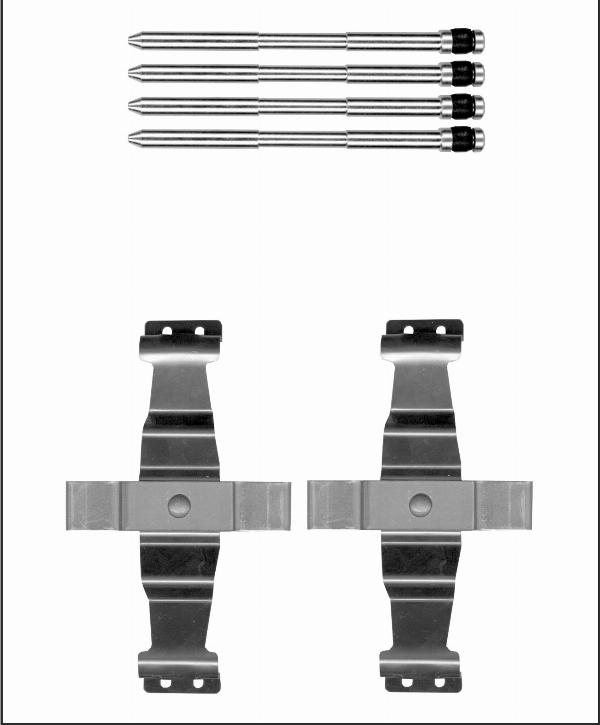 Elta Automotive EA9502 - Комплектуючі, колодки дискового гальма autozip.com.ua