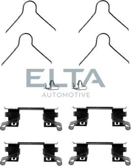 Elta Automotive EA9011 - Комплектуючі, колодки дискового гальма autozip.com.ua