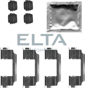 Elta Automotive EA9012 - Комплектуючі, колодки дискового гальма autozip.com.ua