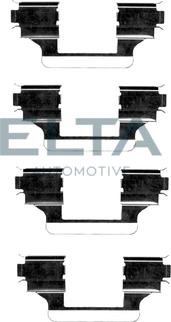 Elta Automotive EA9021 - Комплектуючі, колодки дискового гальма autozip.com.ua