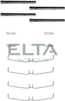 Elta Automotive EA9022 - Комплектуючі, колодки дискового гальма autozip.com.ua