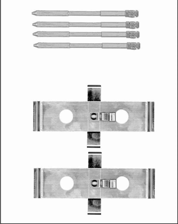 Elta Automotive EA9369 - Комплектуючі, колодки дискового гальма autozip.com.ua
