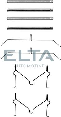 Elta Automotive EA8998 - Комплектуючі, колодки дискового гальма autozip.com.ua