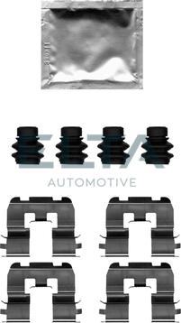 Elta Automotive EA8963 - Комплектуючі, колодки дискового гальма autozip.com.ua