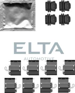 Elta Automotive EA8911 - Комплектуючі, колодки дискового гальма autozip.com.ua