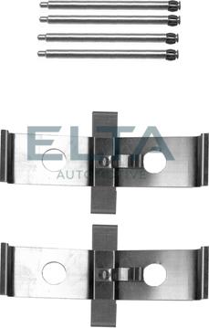 Elta Automotive EA8939 - Комплектуючі, колодки дискового гальма autozip.com.ua
