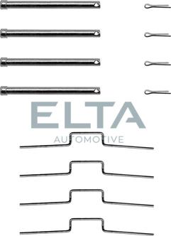 Elta Automotive EA8590 - Комплектуючі, колодки дискового гальма autozip.com.ua
