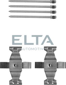 Elta Automotive EA8545 - Комплектуючі, колодки дискового гальма autozip.com.ua