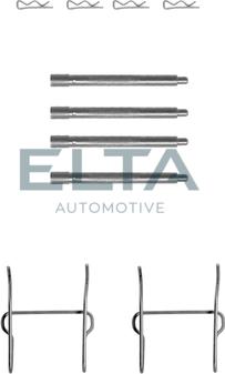 Elta Automotive EA8546 - Комплектуючі, колодки дискового гальма autozip.com.ua