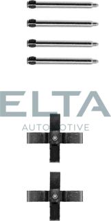 Elta Automotive EA8542 - Комплектуючі, колодки дискового гальма autozip.com.ua
