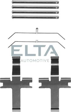 Elta Automotive EA8547 - Комплектуючі, колодки дискового гальма autozip.com.ua