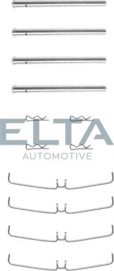Elta Automotive EA8559 - Комплектуючі, колодки дискового гальма autozip.com.ua