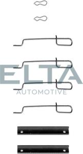 Elta Automotive EA8564 - Комплектуючі, колодки дискового гальма autozip.com.ua