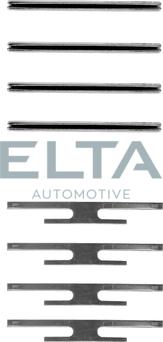 Elta Automotive EA8565 - Комплектуючі, колодки дискового гальма autozip.com.ua