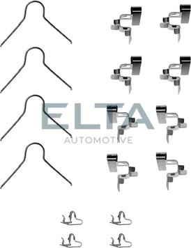 Elta Automotive EA8566 - Комплектуючі, колодки дискового гальма autozip.com.ua