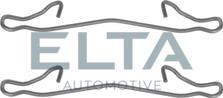 Elta Automotive EA8519 - Комплектуючі, колодки дискового гальма autozip.com.ua