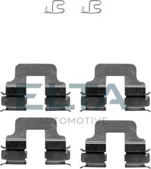 Elta Automotive EA8514 - Комплектуючі, колодки дискового гальма autozip.com.ua