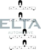 Elta Automotive EA8511 - Комплектуючі, колодки дискового гальма autozip.com.ua