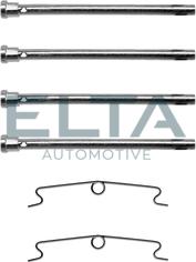 Elta Automotive EA8580 - Комплектуючі, колодки дискового гальма autozip.com.ua