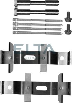 Elta Automotive EA8523 - Комплектуючі, колодки дискового гальма autozip.com.ua