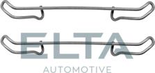 Elta Automotive EA8570 - Комплектуючі, колодки дискового гальма autozip.com.ua
