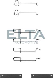 Elta Automotive EA8573 - Комплектуючі, колодки дискового гальма autozip.com.ua