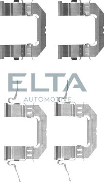 Elta Automotive EA8696 - Комплектуючі, колодки дискового гальма autozip.com.ua