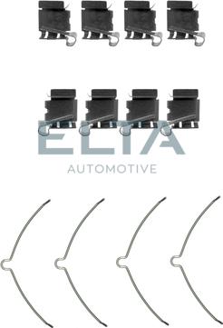 Elta Automotive EA8648 - Комплектуючі, колодки дискового гальма autozip.com.ua