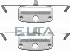 Elta Automotive EA8658 - Комплектуючі, колодки дискового гальма autozip.com.ua