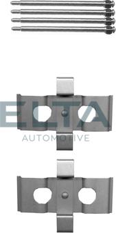 Elta Automotive EA8652 - Комплектуючі, колодки дискового гальма autozip.com.ua