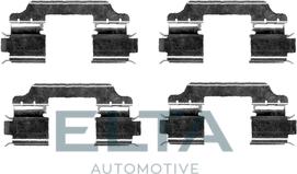 Elta Automotive EA8665 - Комплектуючі, колодки дискового гальма autozip.com.ua