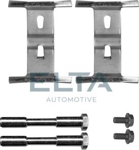 Elta Automotive EA8667 - Комплектуючі, колодки дискового гальма autozip.com.ua