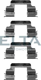 Elta Automotive EA8605 - Комплектуючі, колодки дискового гальма autozip.com.ua