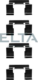 Elta Automotive EA8608 - Комплектуючі, колодки дискового гальма autozip.com.ua