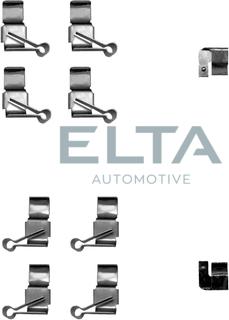 Elta Automotive EA8611 - Комплектуючі, колодки дискового гальма autozip.com.ua