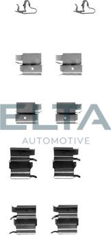 Elta Automotive EA8612 - Комплектуючі, колодки дискового гальма autozip.com.ua