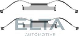 Elta Automotive EA8681 - Комплектуючі, колодки дискового гальма autozip.com.ua
