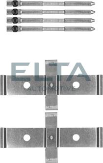 Elta Automotive EA8687 - Комплектуючі, колодки дискового гальма autozip.com.ua