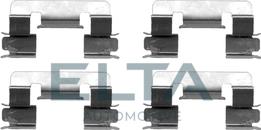 Elta Automotive EA8638 - Комплектуючі, колодки дискового гальма autozip.com.ua