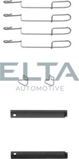 Elta Automotive EA8632 - Комплектуючі, колодки дискового гальма autozip.com.ua
