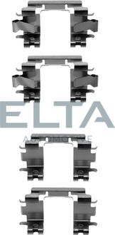 Elta Automotive EA8621 - Комплектуючі, колодки дискового гальма autozip.com.ua