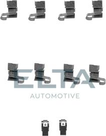 Elta Automotive EA8675 - Комплектуючі, колодки дискового гальма autozip.com.ua