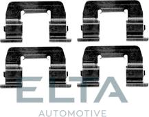 Elta Automotive EA8673 - Комплектуючі, колодки дискового гальма autozip.com.ua