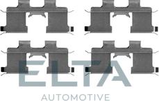 Elta Automotive EA8672 - Комплектуючі, колодки дискового гальма autozip.com.ua