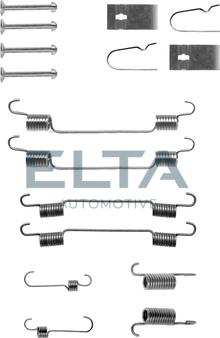 Elta Automotive EA8092 - Комплектуючі, барабанний гальмівний механізм autozip.com.ua