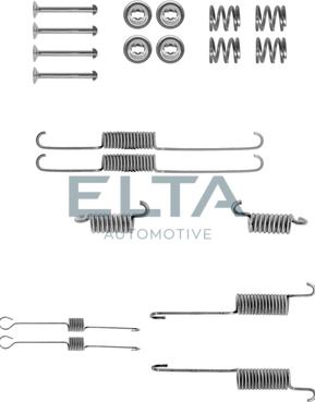 Elta Automotive EA8064 - Комплектуючі, барабанний гальмівний механізм autozip.com.ua