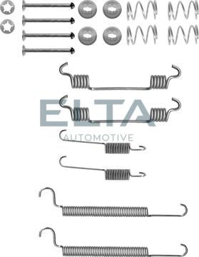Elta Automotive EA8004 - Комплектуючі, барабанний гальмівний механізм autozip.com.ua